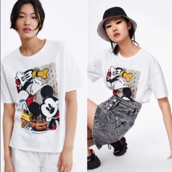 Zara Disney Good Morning New York! T-Shirt